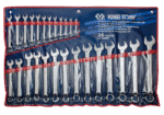 SPANNER SET 26PC COMB 75° 6-32MM