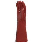 PVC Brown heavy duty glove 27cm