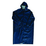 Rubberised rain coat - navy blue