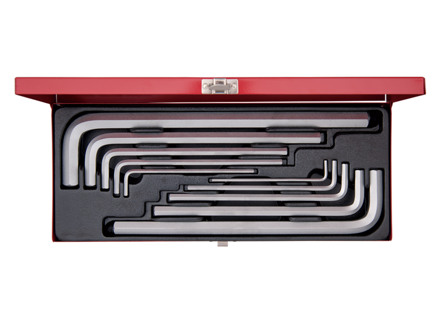 ALLEN KEY SET 10PC EXTRA LONG 3-17MM