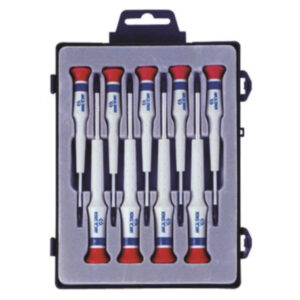 SCREWDRIVER PRECISION FLAT 9PC