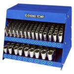 SOCKET SHELF COMPLETE 1/2" DEEP 165PC