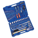 SOCKET SET COMBINATION 1/4" AND 1/2" 75PC