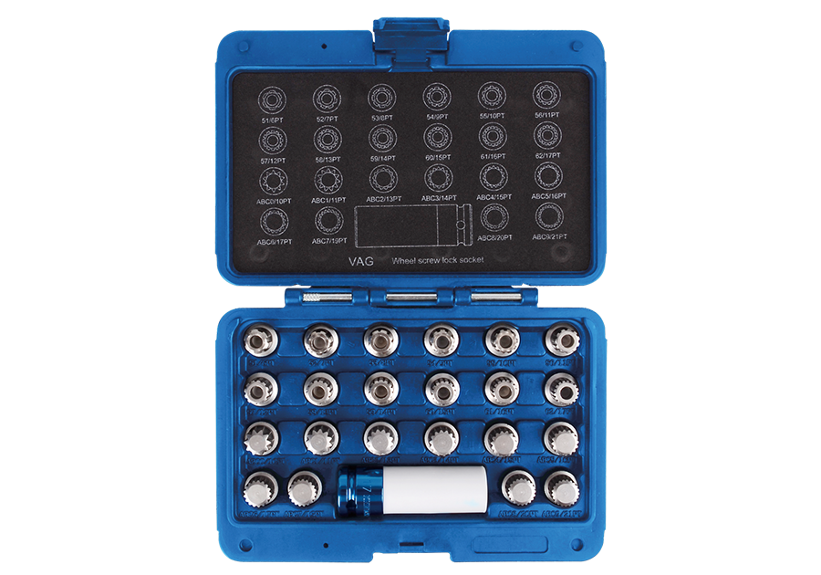 WHEEL LOCK SCREW SOCKET SET VW