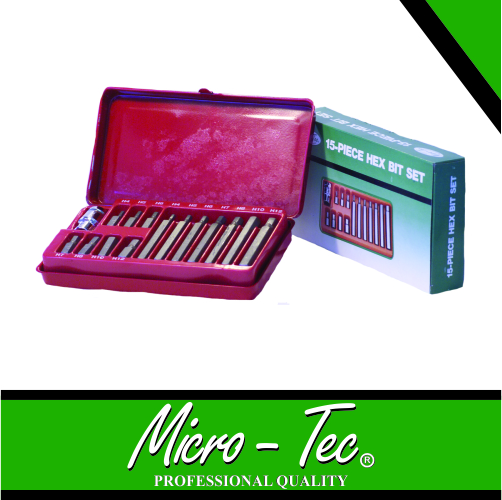 BIT SET HEX ST/LS 15PC