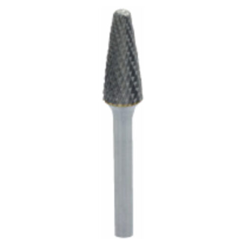 TIALN CARBIDE ROTARY BURR, 14° B.NOSE TAPER SHAPE L HEAD 12MMX28MM