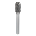 CARBIDE ROTARY BURR, CYLINDRICAL BALL NOSE C HEAD DIA.