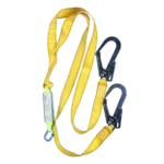 Double Lanyard Shock Absorber Harness with scaffold hook & belt