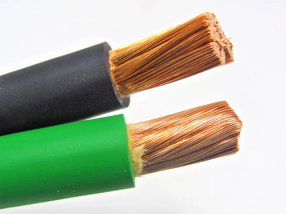 PVC Welding Cable Grey 35mm 100% copper Double Insulation 100m/Roll