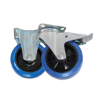 European type elastic rubber caster