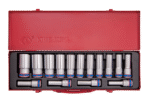 SOCKET SET 15PC 1/2" DEEP 10-32MM 12P