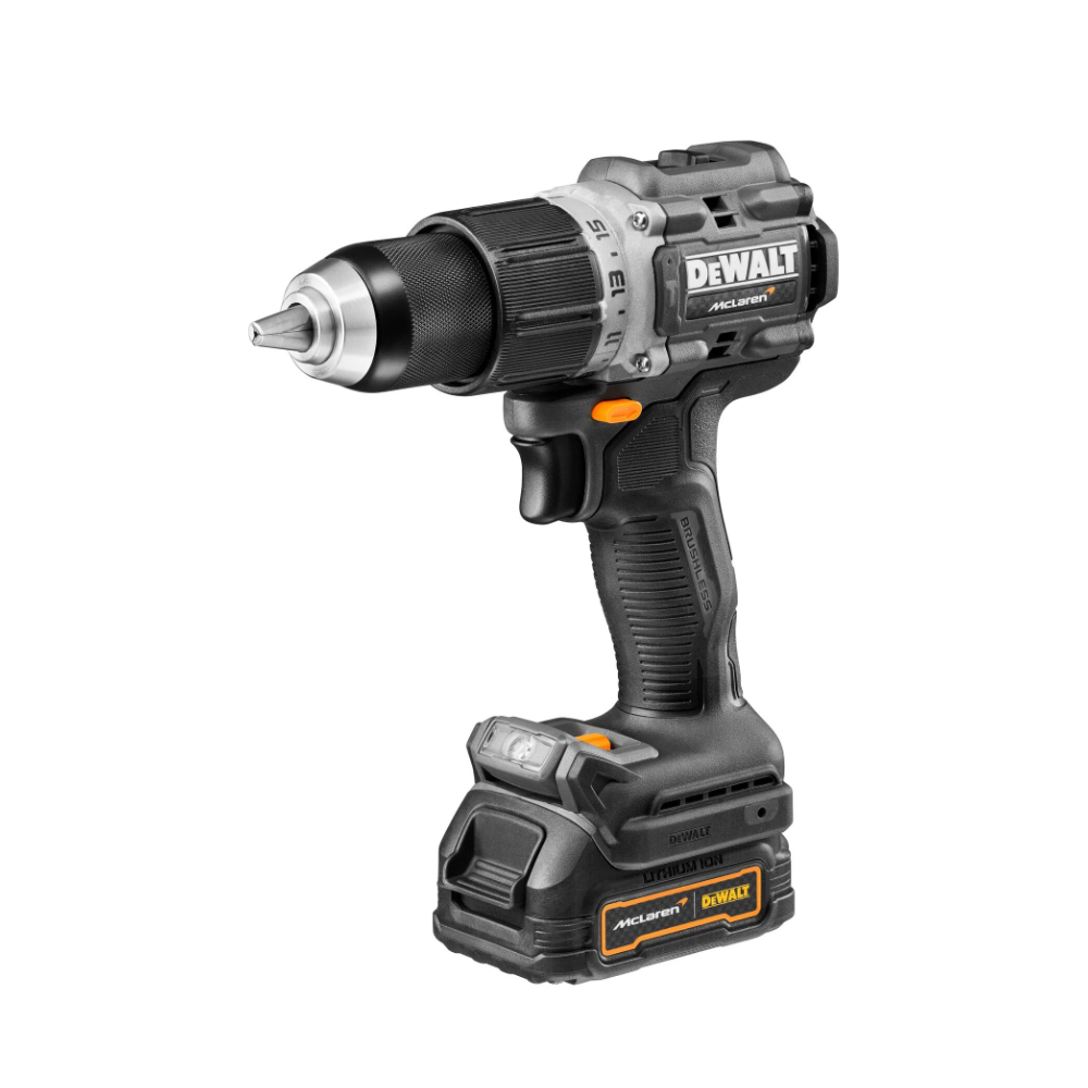DEWALT x McLaren F1 Team 18V XR Brushless Hammer Drill Driver - Image 2