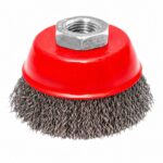 ACECRAFT CUP WIRE BRUSH CRIMPED 100MM