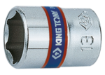 K.T SOCKET STD 1/4" 1/2" 6PT