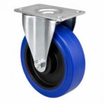 WHEEL CASTOR FIXED 100MM BLUE