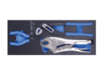 K.T PLIER SET, W/PUMP ,V GRIP , L/NOSE