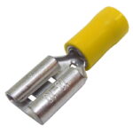 TERMINAL PUSH ON YELLOW