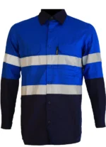 MINING SHIRT NAVY/ROYAL LARGE