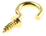 HOOK CUP BRASS 50MM X 4 DEJAY
